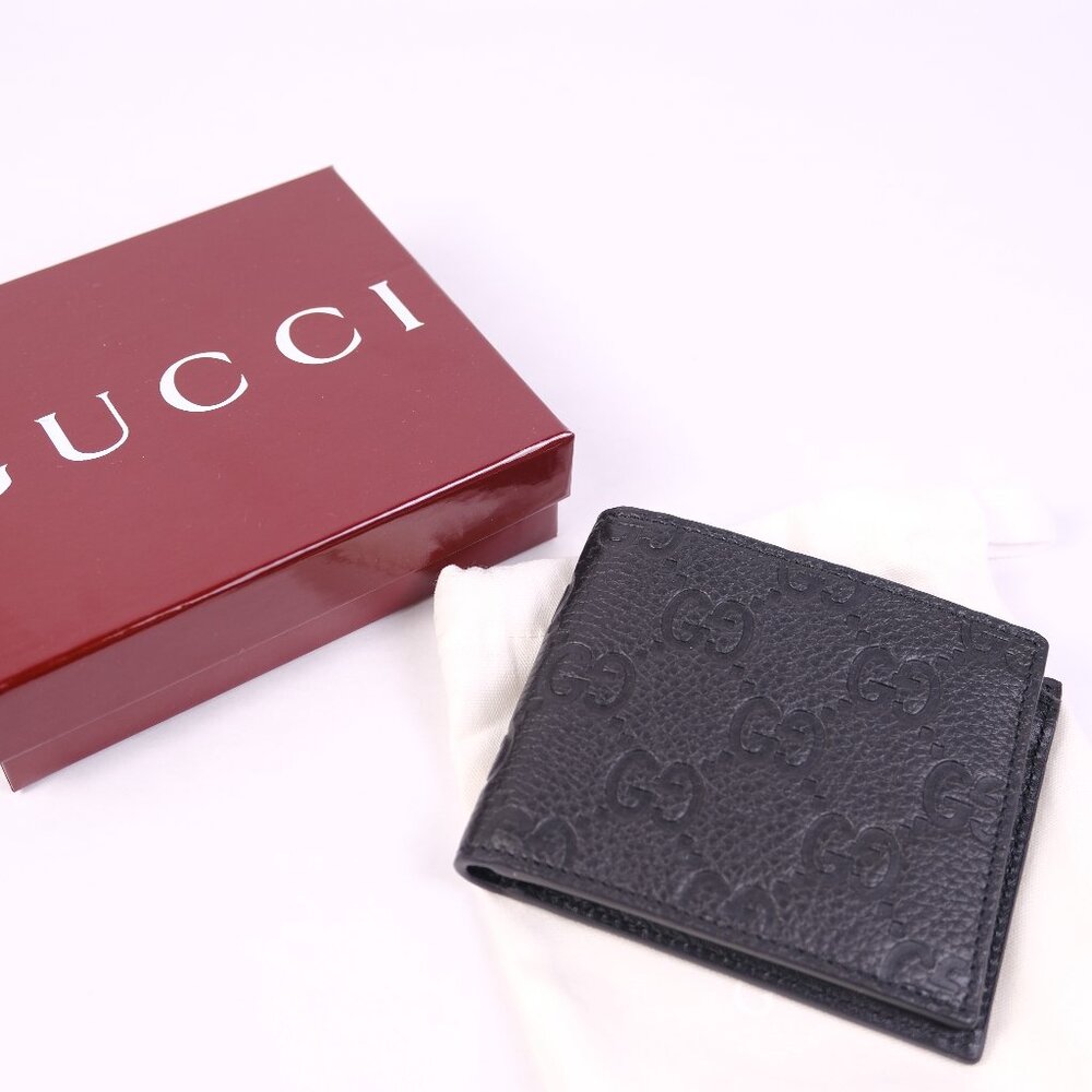 Gucci Imprint bi-fold wallet